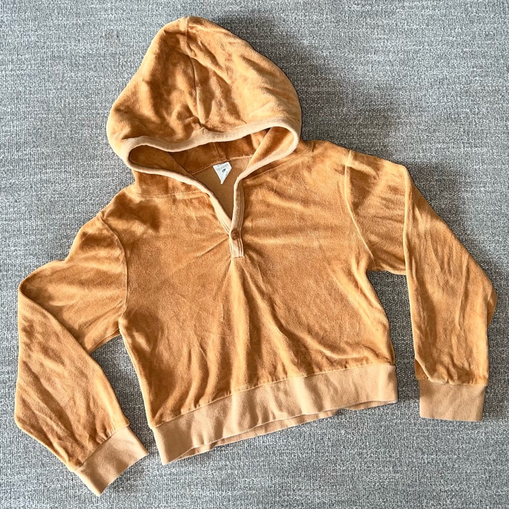 Kate Quinn Kids' Tan Hooded Sweatshirt